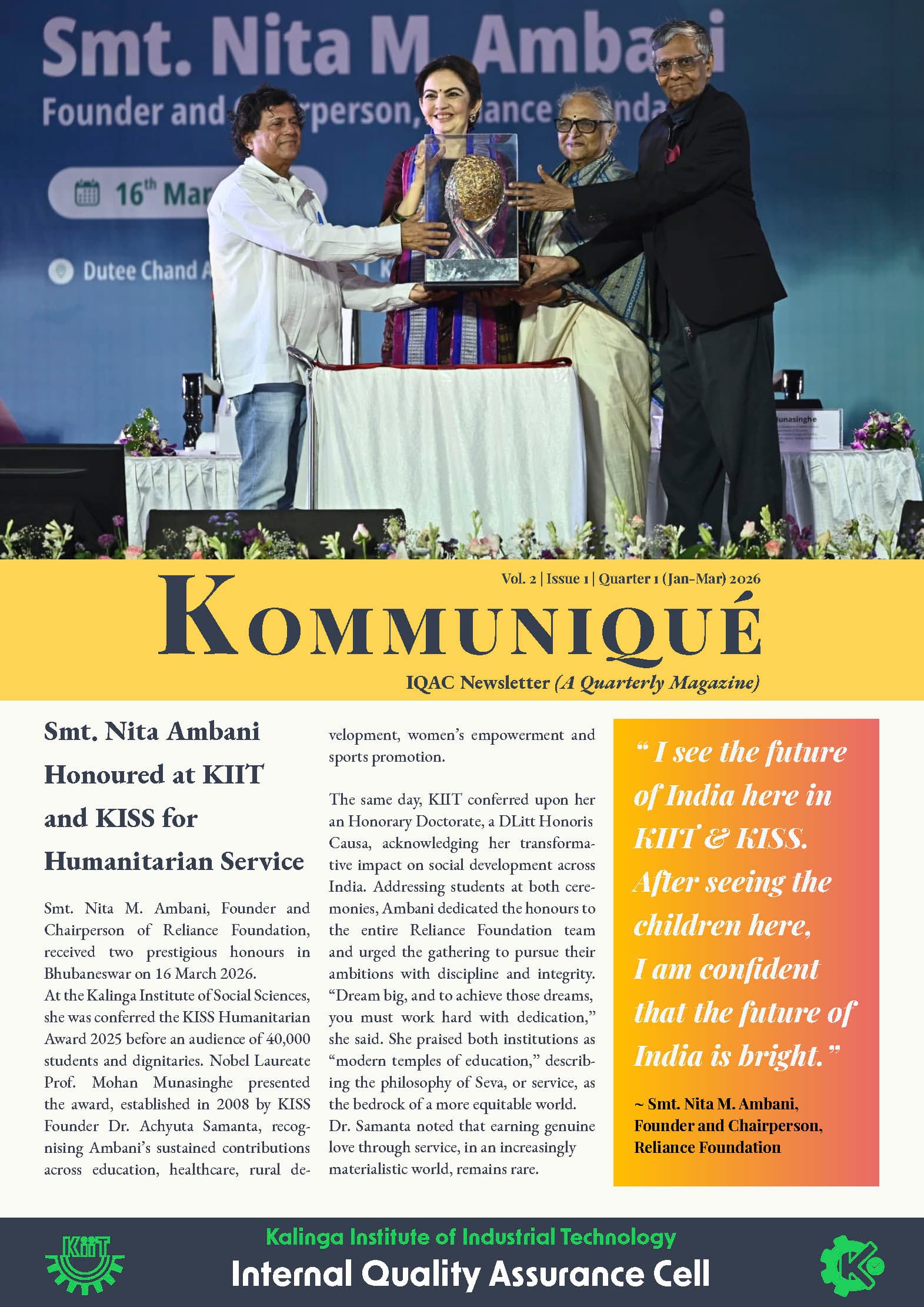Kommunique Vol. III · Spring 2026 cover